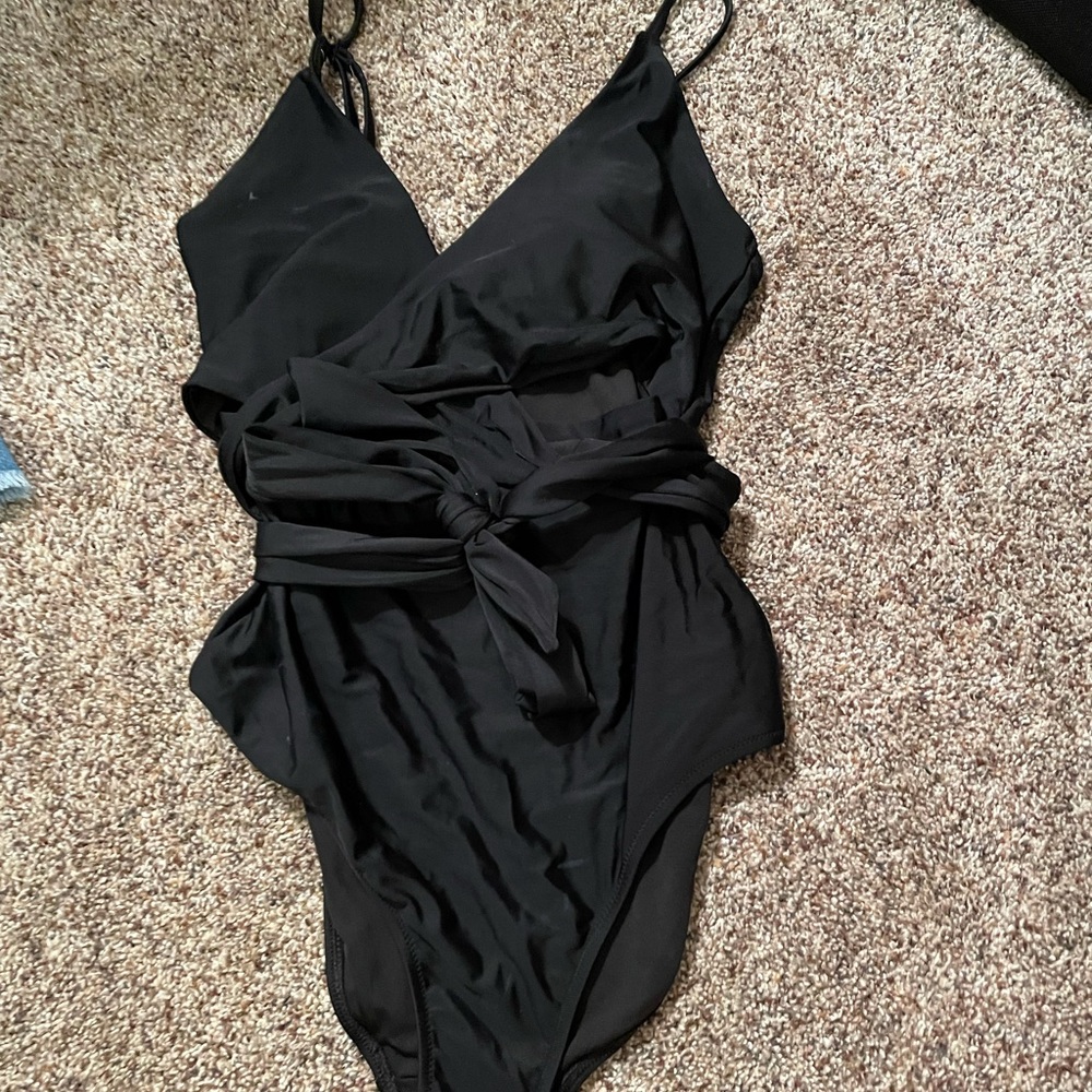 Aerie one piece wrap swim suit